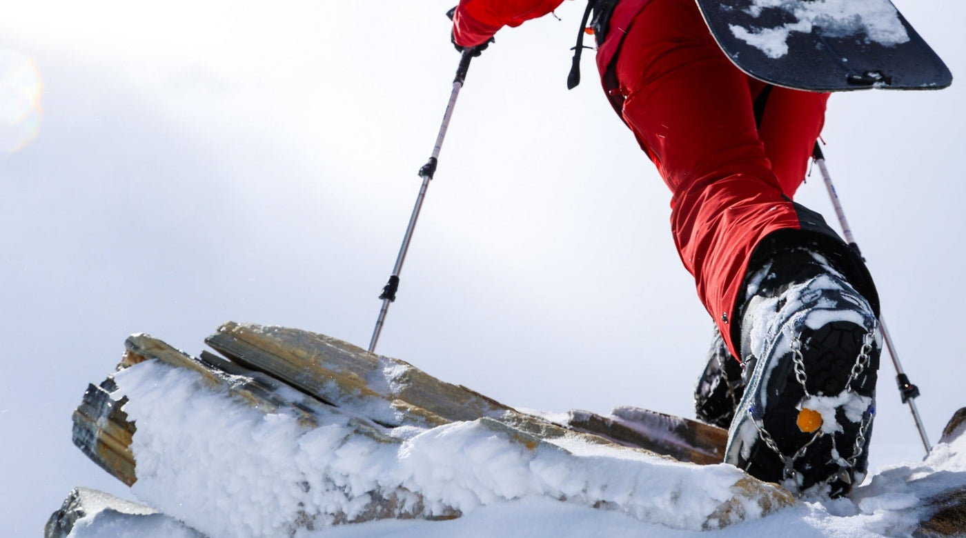 ALPINE Snowline Spikes for Shoes Manuela Mandl Splitboard | snowlinespikes.com