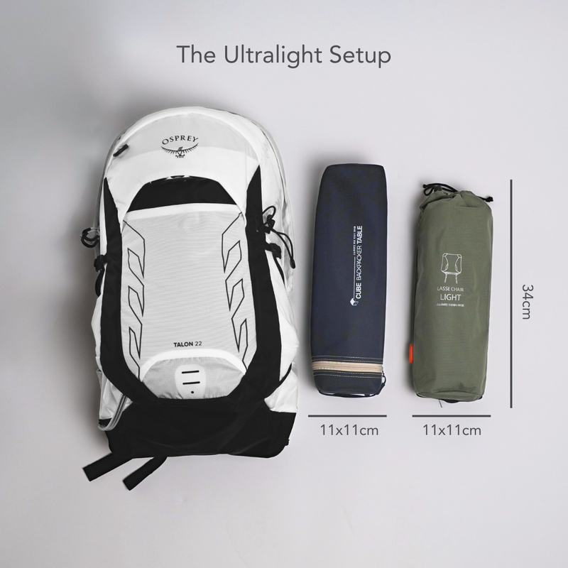 Ultralight Setup I snowlinecamping.com