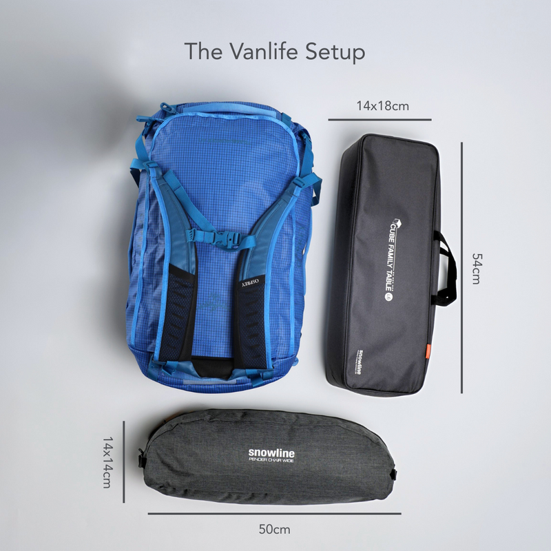 Vielseitiges Camping Setup – Snowline Camping Gear