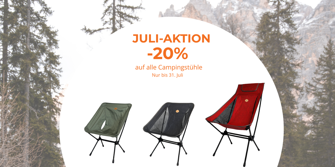 Juli Aktion günstige Campingsessel - snowline Camping Gear