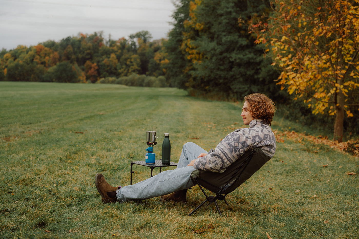 Herbst snowline Camping 